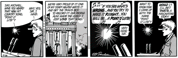 Doonesbury on Saturday October 26, 1991 Comic Strip