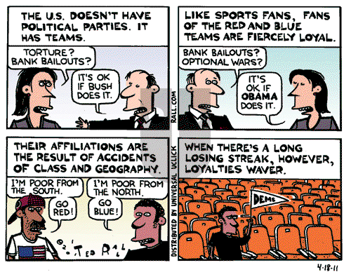 Ted Rall on Monday April 18, 2011 Comic Strip