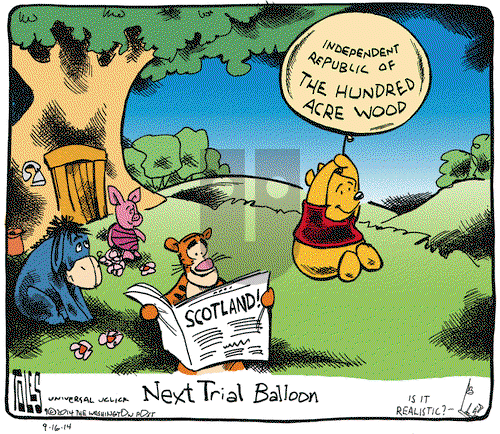 Tom Toles on Tuesday September 16, 2014 Comic Strip