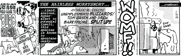 Over the Hedge on Thursday January 10, 2002 Comic Strip