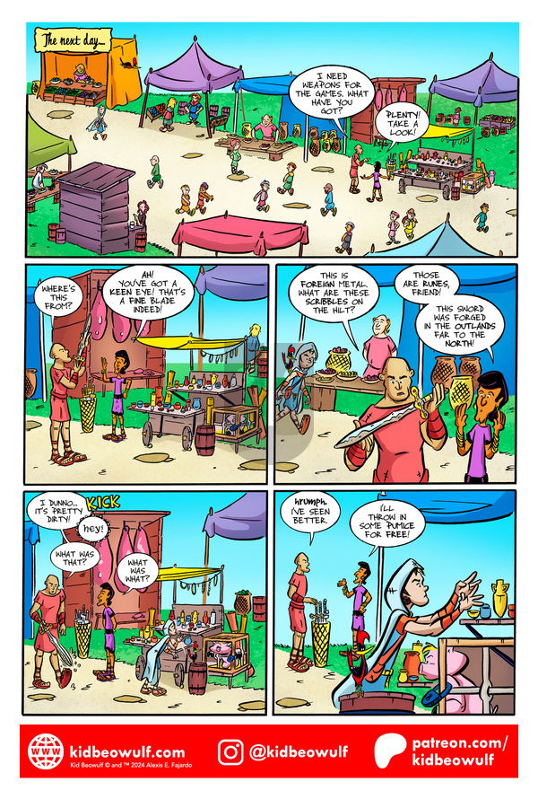 Kid Beowulf on Thursday January 2, 2025 Comic Strip