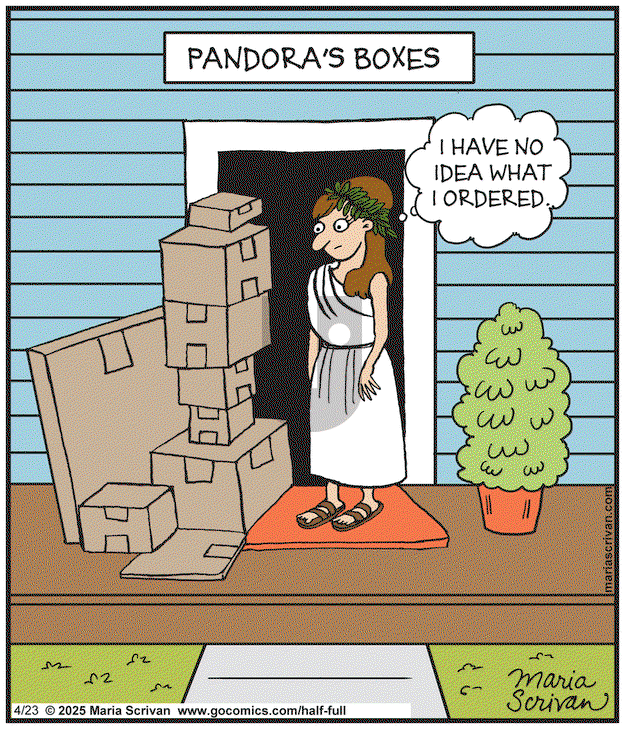 Half Full on Wednesday April 23, 2025 Comic Strip