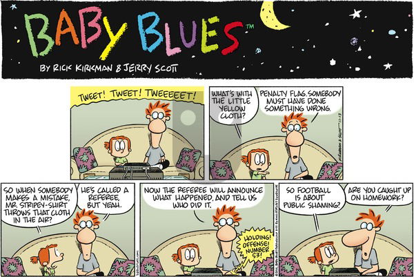 Baby Blues - Sunday November 13, 2016 Comic Strip