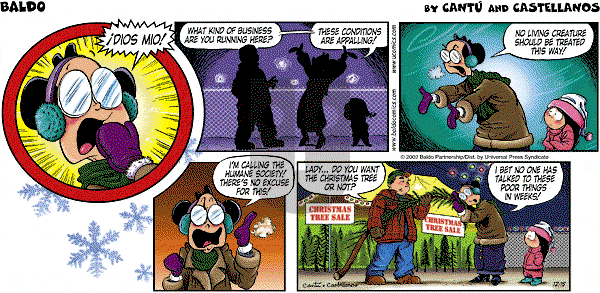 Baldo - Sunday December 15, 2002 Comic Strip