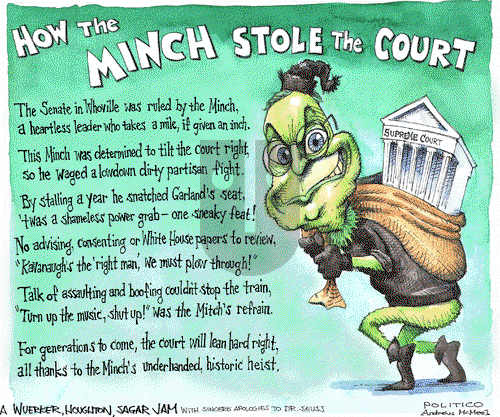 Matt Wuerker on Wednesday October 10, 2018 Comic Strip
