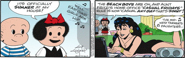 Nancy on Wednesday June 14, 2017 Comic Strip