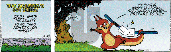 Over the Hedge on Tuesday October 28, 2014 Comic Strip