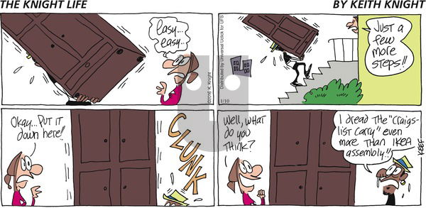 The Knight Life on Sunday January 10, 2016 Comic Strip