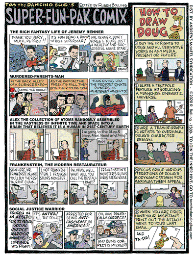 Tom the Dancing Bug on Monday August 10, 2020 Comic Strip