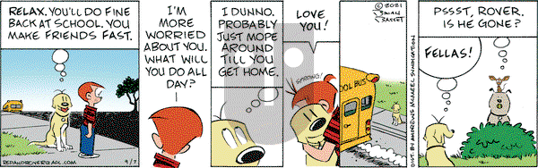 Red and Rover on Tuesday September 7, 2021 Comic Strip