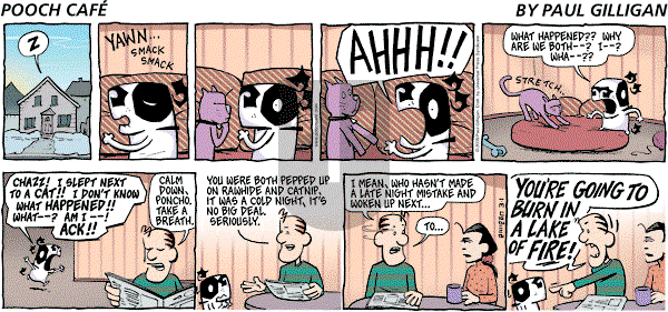 Pooch Cafe on Sunday March 1, 2009 Comic Strip