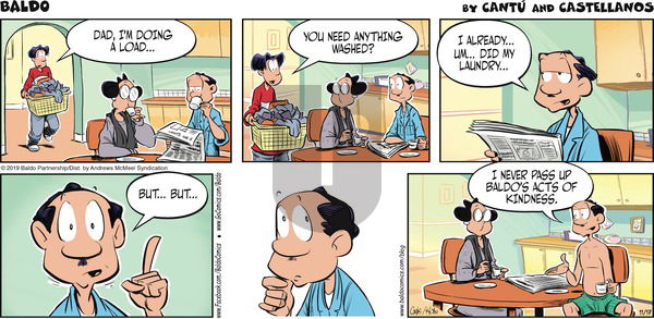 Baldo on Sunday November 17, 2019 Comic Strip