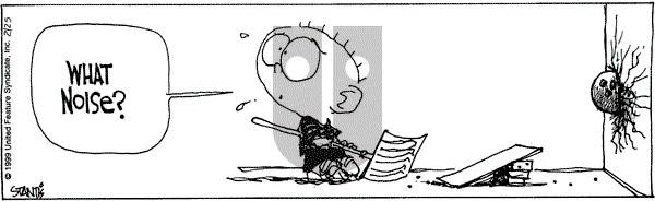 The Buckets on Thursday February 25, 1999 Comic Strip