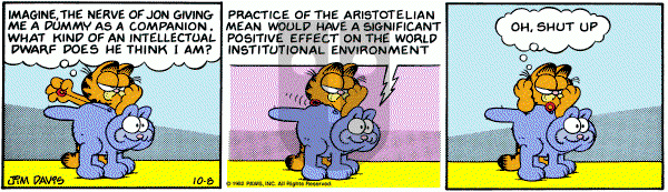 Garfield on Friday October 8, 1982 Comic Strip