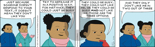 Nancy on Wednesday February 10, 2021 Comic Strip