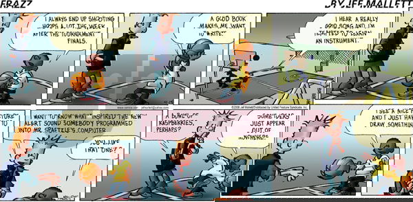 Frazz on Sunday April 13, 2008 Comic Strip