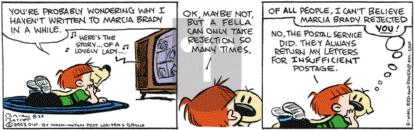 Red and Rover on Friday August 22, 2003 Comic Strip