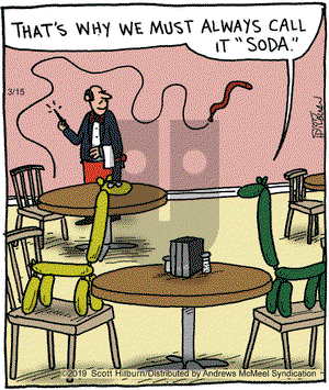 The Argyle Sweater on Friday March 15, 2019 Comic Strip