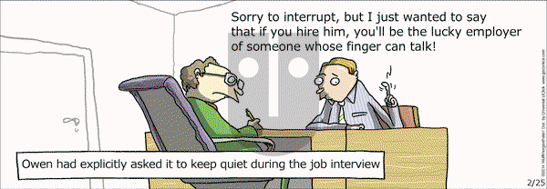 WuMo on Tuesday February 25, 2014 Comic Strip