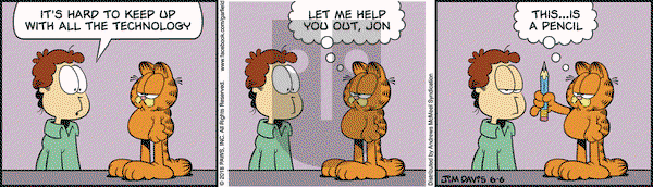 Garfield on Wednesday June 6, 2018 Comic Strip