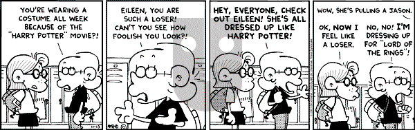 FoxTrot on Tuesday November 13, 2001 Comic Strip