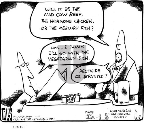 Tom Toles on Sunday January 18, 2004 Comic Strip