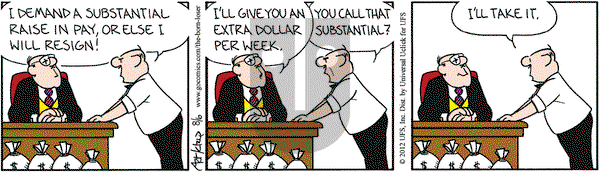 The Born Loser on Monday August 6, 2012 Comic Strip