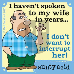 Aunty Acid on Wednesday March 11, 2015 Comic Strip