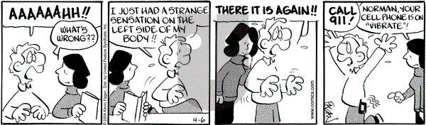 Drabble on Saturday April 24, 2004 Comic Strip