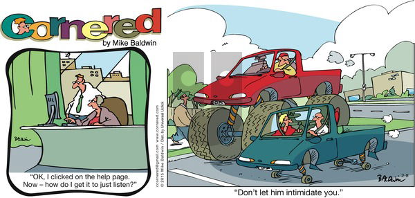 Cornered on Sunday February 8, 2015 Comic Strip