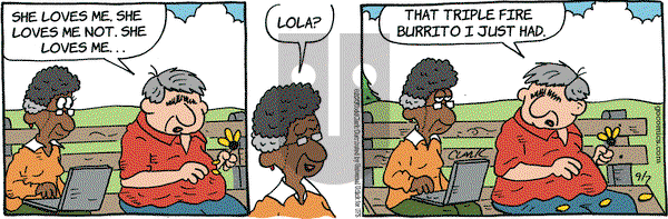 Lola on Saturday September 7, 2013 Comic Strip