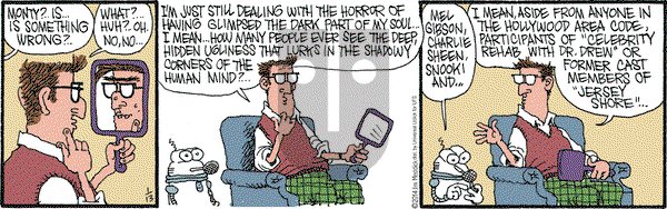 Monty on Monday January 13, 2014 Comic Strip