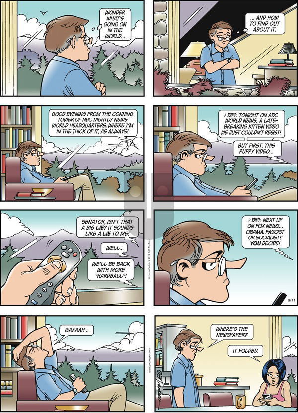 Doonesbury on Sunday August 11, 2013 Comic Strip