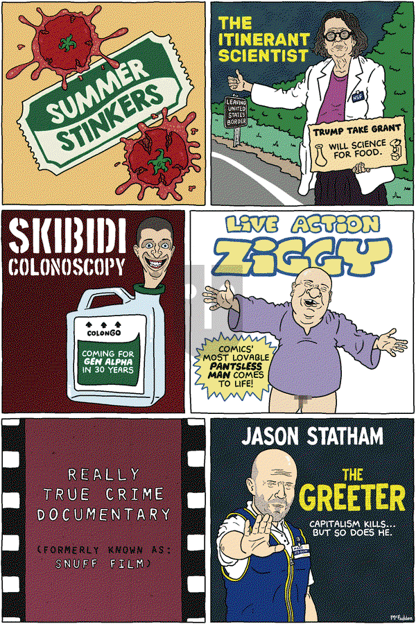 Brian McFadden on Monday June 9, 2025 Comic Strip