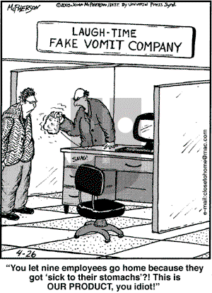 Close to Home on Tuesday April 26, 2005 Comic Strip