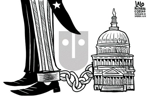 Lalo Alcaraz on Wednesday January 29, 2014 Comic Strip