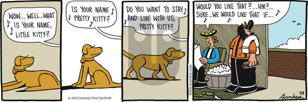 Overboard on Monday August 4, 2003 Comic Strip