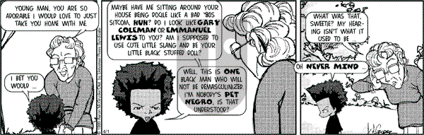 The Boondocks on Saturday November 2, 2013 Comic Strip