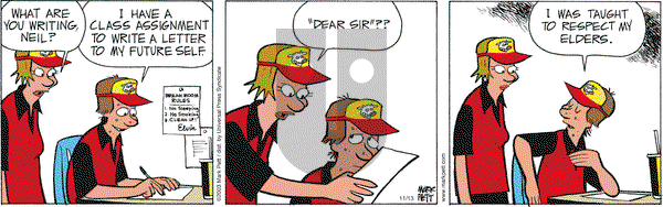 Lucky Cow - Thursday November 13, 2003 Comic Strip
