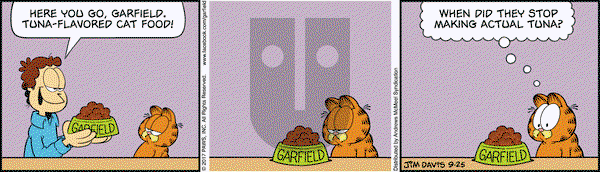 Garfield on Monday September 25, 2017 Comic Strip