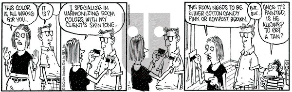 Monty on Wednesday July 17, 2002 Comic Strip