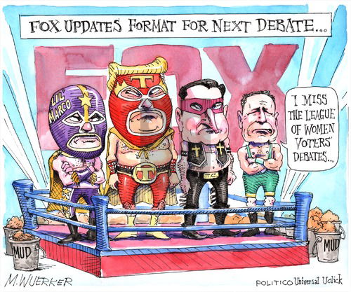 Matt Wuerker on Sunday March 6, 2016 Comic Strip