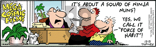 Frank and Ernest - Monday December 21, 2009 Comic Strip