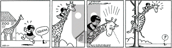 Nancy on Tuesday April 12, 1955 Comic Strip