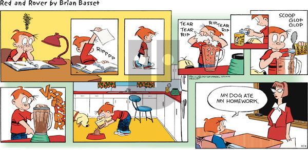 Red and Rover on Sunday March 13, 2011 Comic Strip