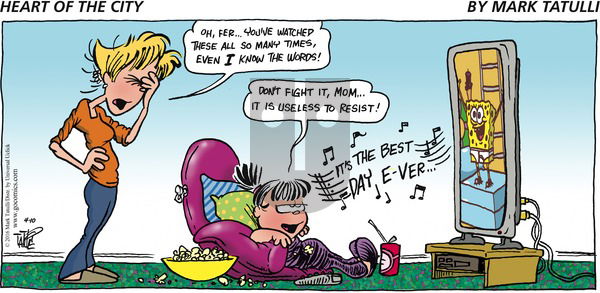 Heart of the City on Sunday April 10, 2016 Comic Strip