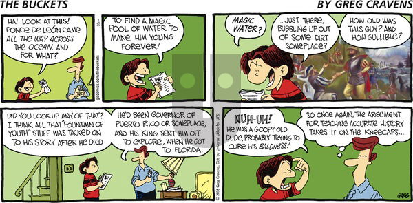 The Buckets on Sunday March 20, 2016 Comic Strip