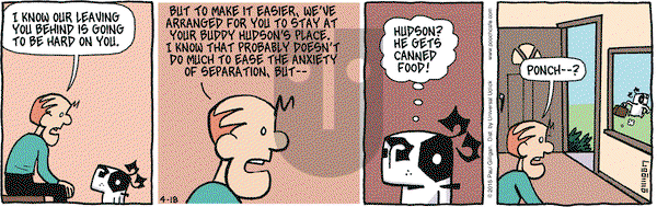 Pooch Cafe on Monday April 18, 2016 Comic Strip