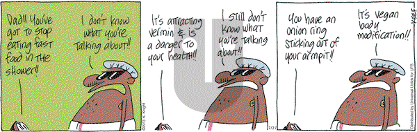 The Knight Life on Saturday July 27, 2013 Comic Strip
