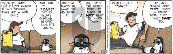 Get Fuzzy on Tuesday March 3, 2009 Comic Strip